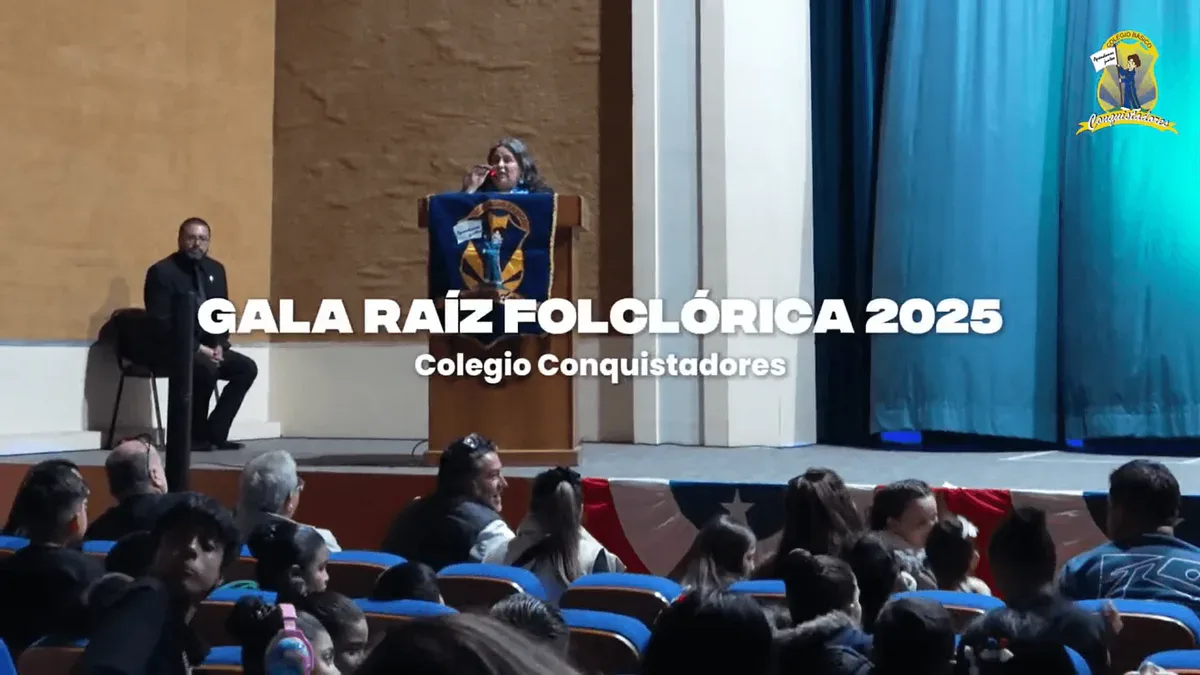 Presentación de estudiantes en la Gala Raíz Folclórica 2025