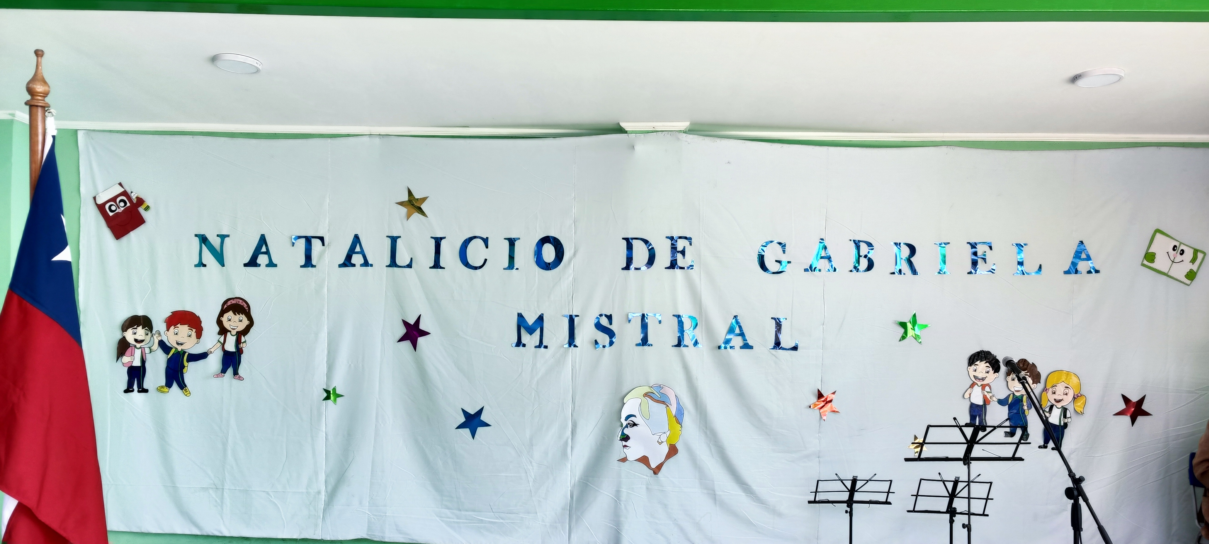 Acto natalicio de Gabriela Mistral