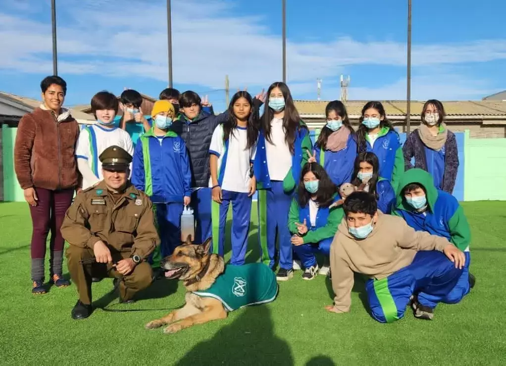 Día Canino de Acción y Aprendizaje con Carabineros en Nuestra Escuela
